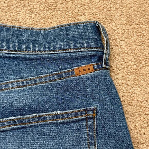 AYR The Knockout High Rise Relaxed Barrel Leg Medium Wash Jeans Size 27 - Picture 6 of 11